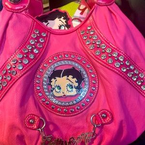 Rare beautiful Rose pink bettyboop with match wallet